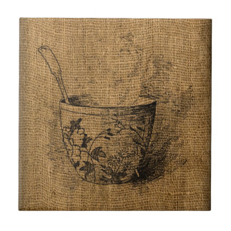 Azulejo De Cerâmica Vintage Cup (Azulejo de chá)