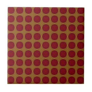 Azulejo De Cerâmica Vintage Dots Cerâmica Azulejo