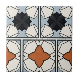 Azulejo De Cerâmica Vintage e modernas brancas e azuis