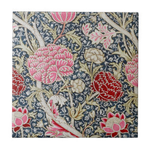 Azulejo De Cerâmica Vintage Floral Pattern, William Morris