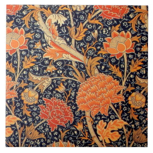 Azulejo De Cerâmica Vintage Floral Pattern, William Morris
