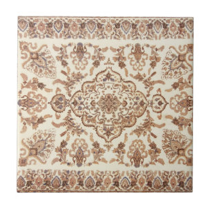 Azulejo De Cerâmica Vintage Floral Persian Rug Pattern
