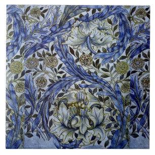 Azulejo De Cerâmica Vintage Floral William Morris African Marigold