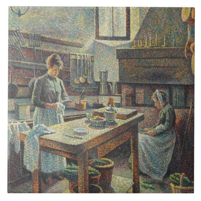 Azulejo De Cerâmica Vintage French Kitchen (Frente)