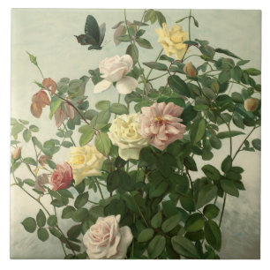 Azulejo De Cerâmica Vintage George Lambdin June Morning