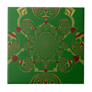 Azulejo De Cerâmica Vintage Green