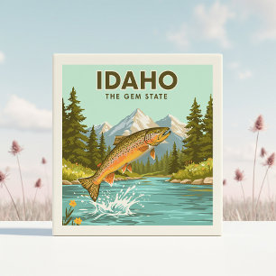 Azulejo De Cerâmica Vintage Idaho