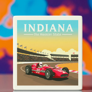 Azulejo De Cerâmica Vintage Indiana