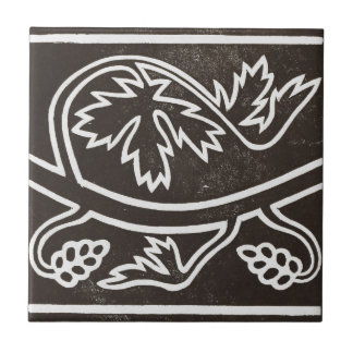 Azulejo De Cerâmica Vintage Irish Cerâmica Art Design Black
