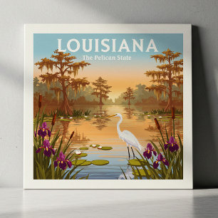 Azulejo De Cerâmica Vintage Louisiana