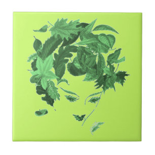 Azulejo De Cerâmica Vintage Mãe Natureza