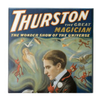 Vintage Magic Poster, Thurston, The Excelente Magg