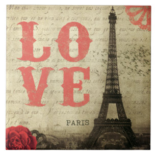 Azulejo De Cerâmica Vintage Paris