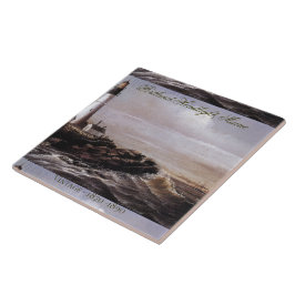 Azulejo De Cerâmica Vintage Portland Headlight Maine William Walker