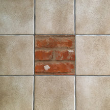 Vintage Red Brick E Mortar De Cinza