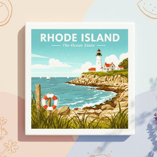 Azulejo De Cerâmica Vintage Rhode Island