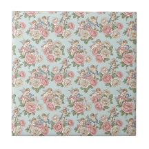 Vintage Rococo Revival Rose Garden Romantic