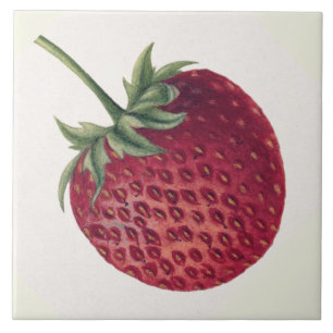 Azulejo De Cerâmica Vintage Strawberry