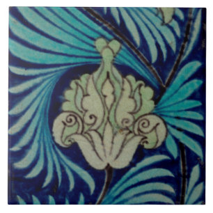 Azulejo De Cerâmica Vintage Tudor Rosa por William De Morgan