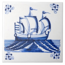 Vintage Vintage - Navio de navegação do século XVI