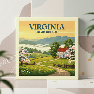 Azulejo De Cerâmica Vintage Virginia