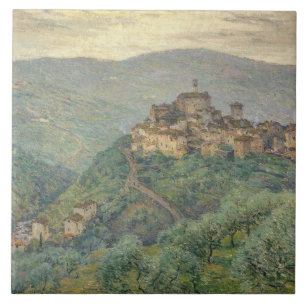 Azulejo De Cerâmica Vintage Willard Metcalf Pelago Tuscany