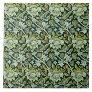 Azulejo De Cerâmica Vintage William Morris Floral Wey Pattern