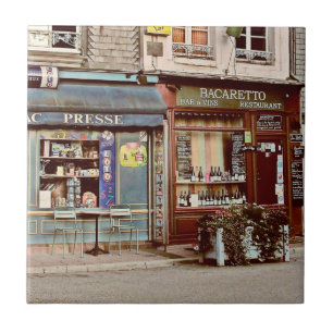 Azulejo De Cerâmica Vintage wine bar & restaurante em França, na Norma
