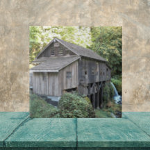 Vintage Wooden Grist Mill