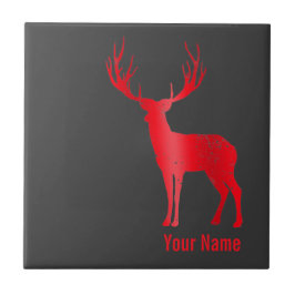 Azulejo De Cerâmica Vintagens dos cilindros dos veados dos punhos dos