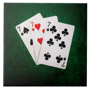 Azulejo De Cerâmica Vinte-e-um 21 - Sete, sete, sete