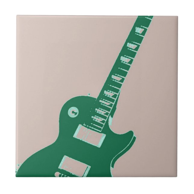 Azulejo De Cerâmica Violão elétrico (Frente)