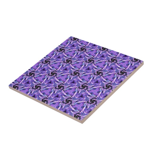Azulejo De Cerâmica Violet Pulse (Lateral)
