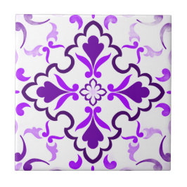 Azulejo De Cerâmica Violeta