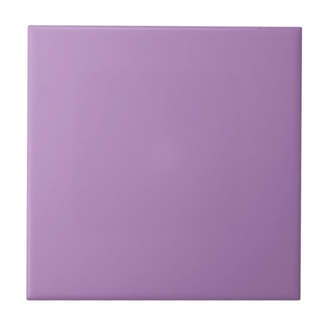 Azulejo De Cerâmica Violeta Africana Cor Sólida  (Frente)