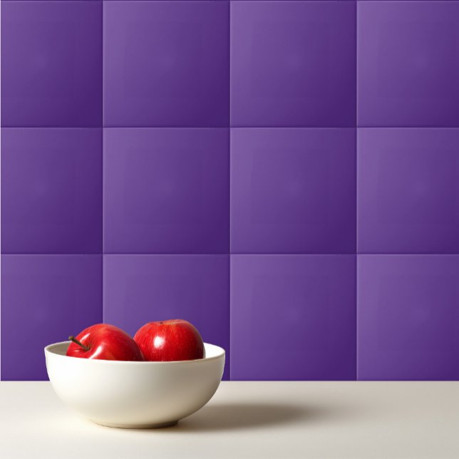 Azulejo De Cerâmica Violeta roxa rica e sólida (Criador carregado)