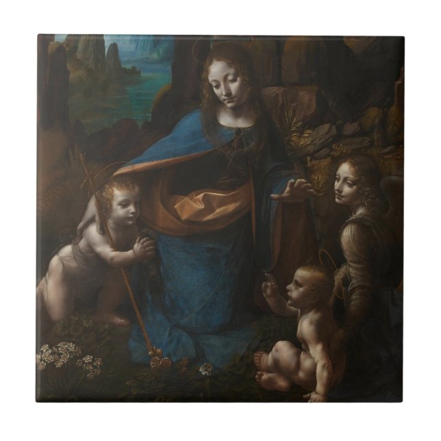 Azulejo De Cerâmica virgem das rochas (Frente)