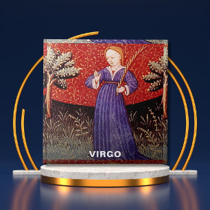 Azulejo De Cerâmica Virgo, a Festa de aniversário Virgem Zodiac Sinal