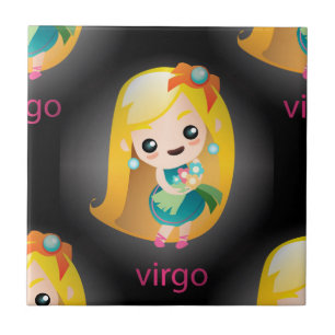 Azulejo De Cerâmica virgo kawaii