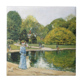 Azulejo De Cerâmica Visão Histórica do Parque Central (Nova Iorque)