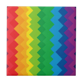 Azulejo De Cerâmica “Visibilidade” – Um Padrão de Orgulho Abstrato #1