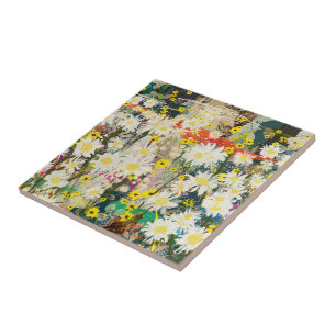 Azulejo De Cerâmica Visitas - Arte Floral Inspirada pela Natureza -