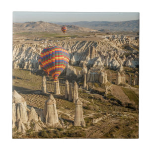 Azulejo De Cerâmica Vista Aérea de Balões de Ar Quente, Capadócia 2