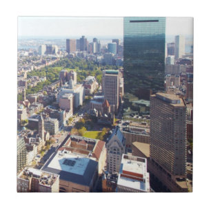 Azulejo De Cerâmica Vista aérea de Boston