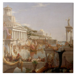 Azulejo De Cerâmica Vista do Império Romano (Consumo do Império)