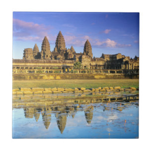 Azulejo De Cerâmica Vista Do Templo Da Frente