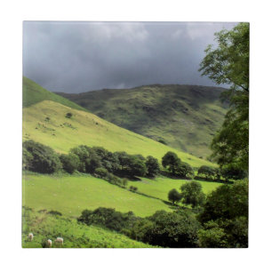 AZULEJO DE CERÂMICA VISTAS DE WALES REINO UNIDO