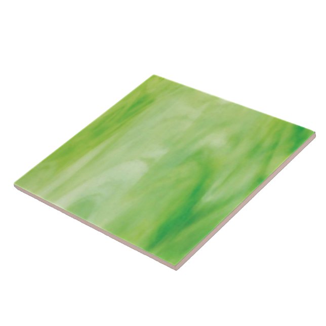 Azulejo De Cerâmica Vitral verde (Lateral)