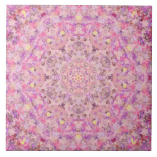 Azulejo De Cerâmica Vivienne Oil Paint Mandala