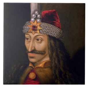 Azulejo De Cerâmica Vlad Tepes: Empalador, Príncipe Dragão Drácula Voi